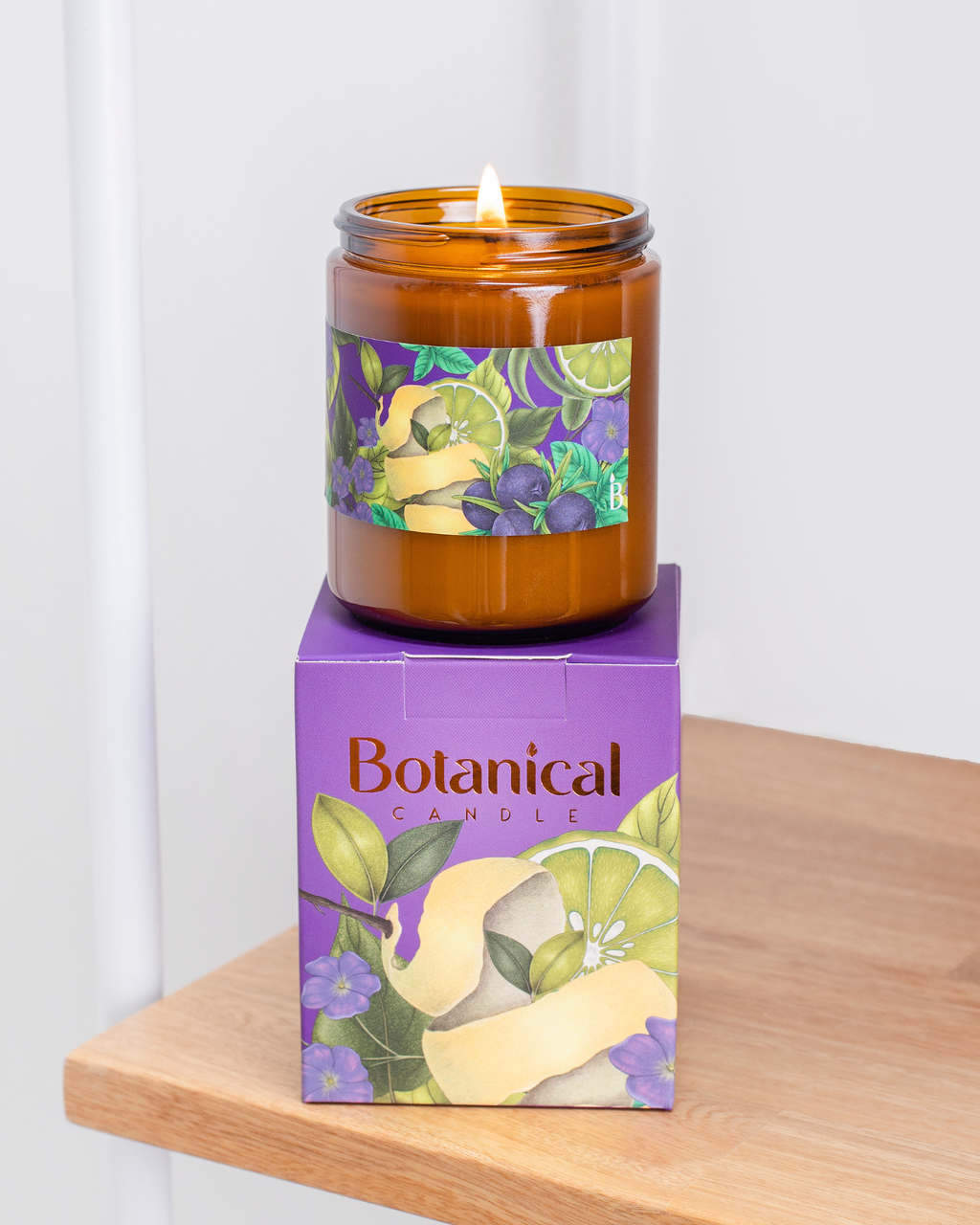Vela aromática Calabrian Lemon & Leaves 210 gr | Regalo fresco