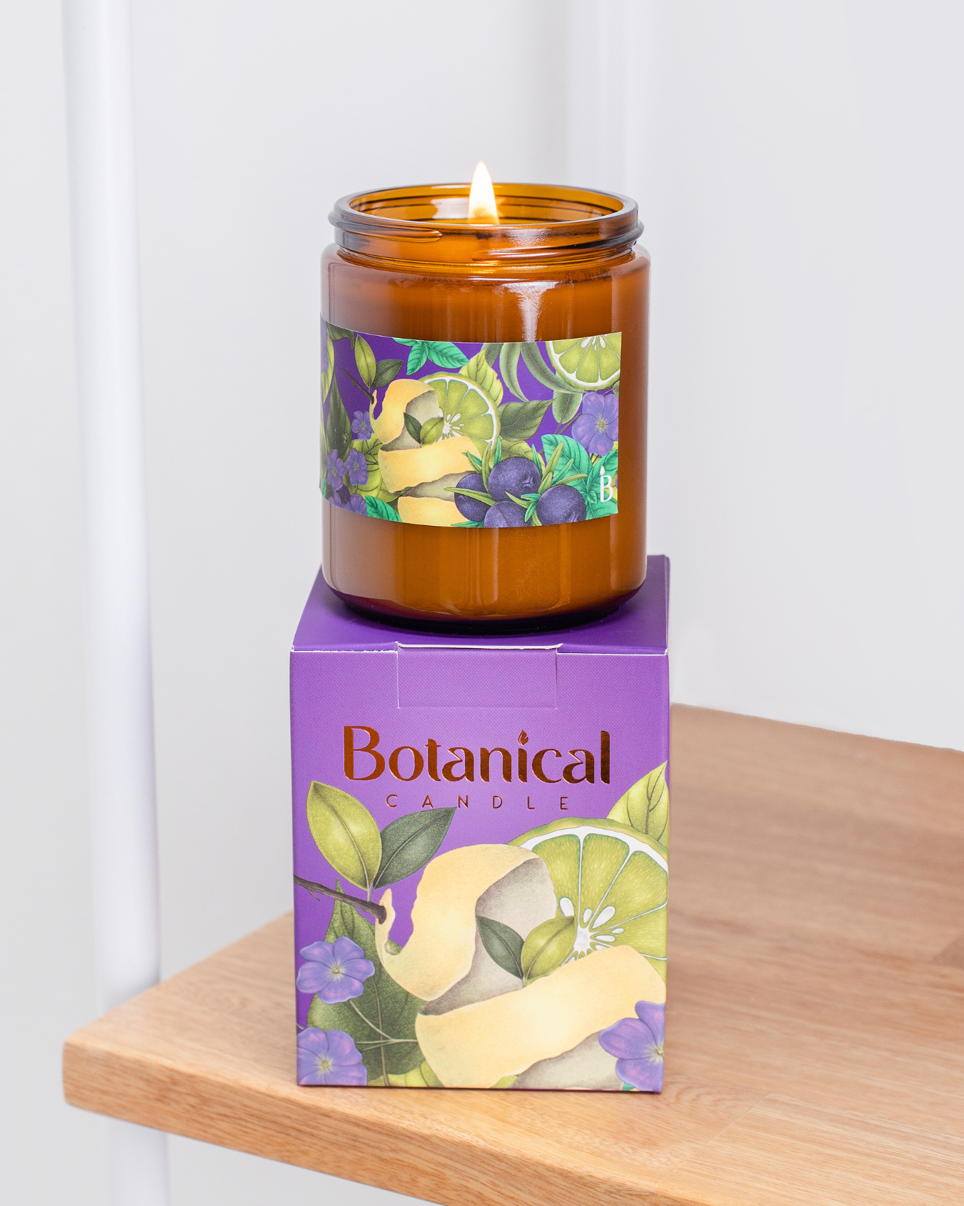 Vela aromática Calabrian Lemon & Leaves 210 gr | Regalo fresco