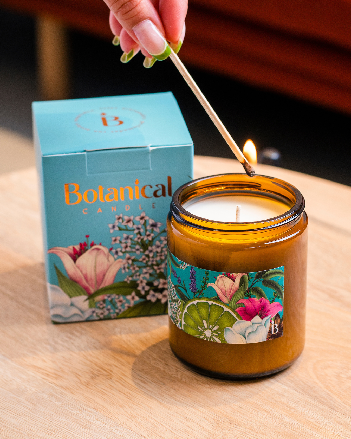 Vela aromática Lemon Verbena & Thyme 210 gr | Regalo revitalizante